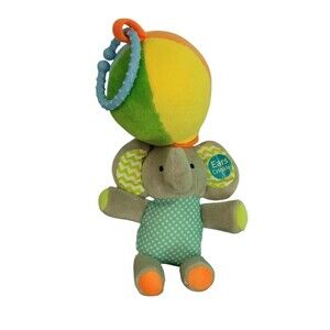 2023 Cribmates Elephant Crinkly Ears Shakes When Pulled